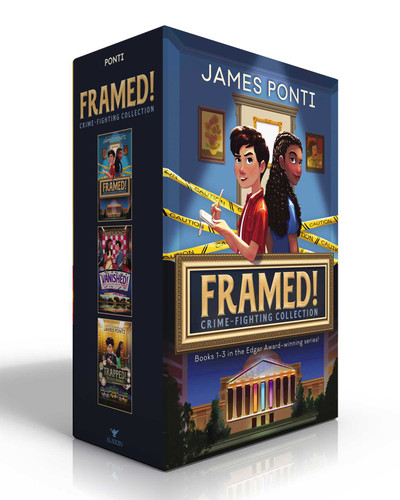 Framed! Crime-Fighting Collection (Boxed Set): Framed!; Vanished!; Trapped! (Framed!) book cover by James Ponti