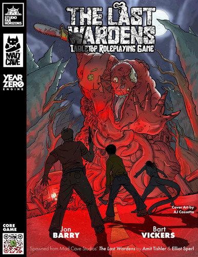 The Last Wardens Table Top Role Playing Game book cover by Jon Barry, Bart Vickers