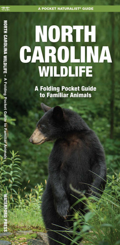 North Carolina Wildlife: A Folding Pocket Guide to Familiar Animals (Wildlife and Nature Identification) book cover by James Kavanagh, Waterford Press