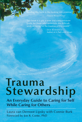 Trauma Stewardship: An Everyday Guide to Caring for Self While Caring for Others book cover by Laura van Dernoot Lipsky, Connie Burk