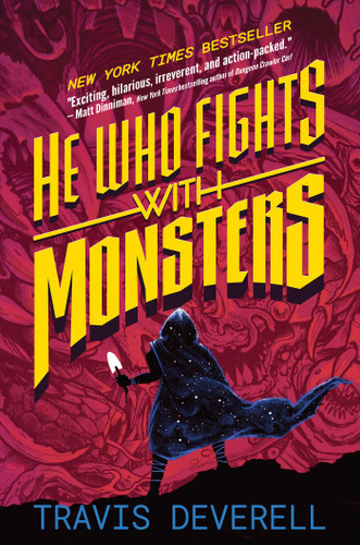 He Who Fights With Monsters, Book 1: Outworlder (He Who Fights With Monsters) book cover by Travis  Deverell, Shirtaloon