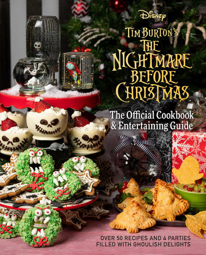 The Nightmare Before Christmas: The Official Cookbook & Entertaining Guide book cover by Kim Laidlaw, Jody Revenson, Caroline Hall