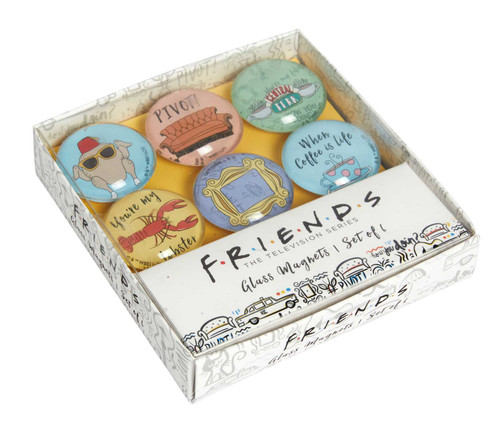 Friends: Glass Magnet Set (Set of 6) book cover by Insight Editions