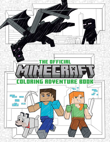 The Official Minecraft Coloring Adventures Book: Create, Explore, Color!: For Young Artists and Kids 5-10 book cover by Insight Editions