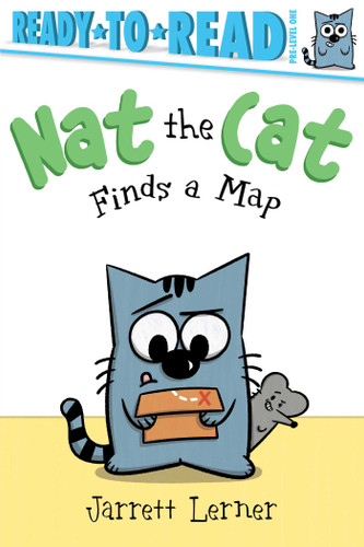 Nat the Cat Finds a Map: Ready-to-Read Pre-Level 1 (Nat the Cat) book cover by Jarrett Lerner