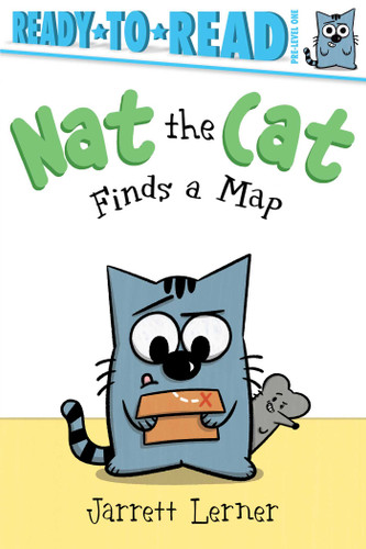 Nat the Cat Finds a Map: Ready-to-Read Pre-Level 1 (Nat the Cat) book cover by Jarrett Lerner