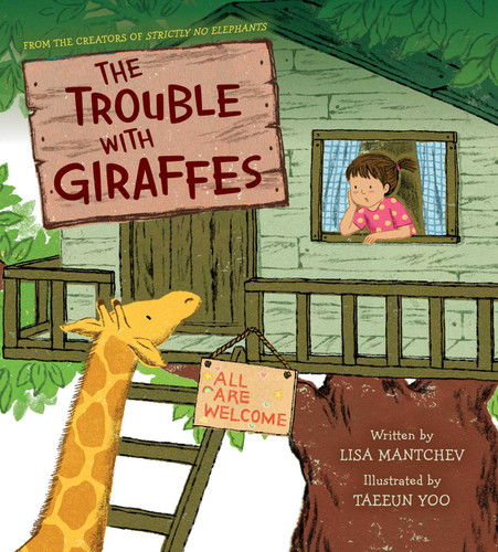 The Trouble with Giraffes (The Pet Club Series) book cover by Lisa Mantchev