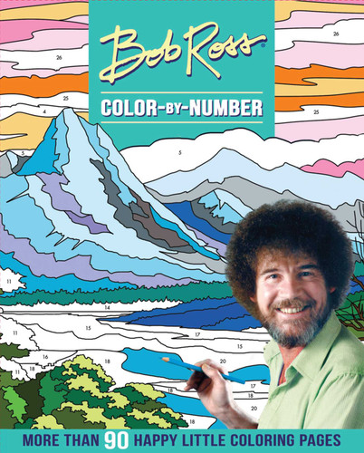 Bob Ross Color-by-Number (Color-by-Number) book cover by Editors of Thunder Bay Press