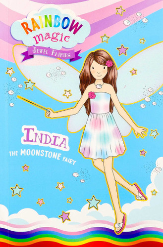 Rainbow Magic Jewel Fairies #1: India the Moonstone Fairy (Rainbow Magic) book cover by Daisy Meadows