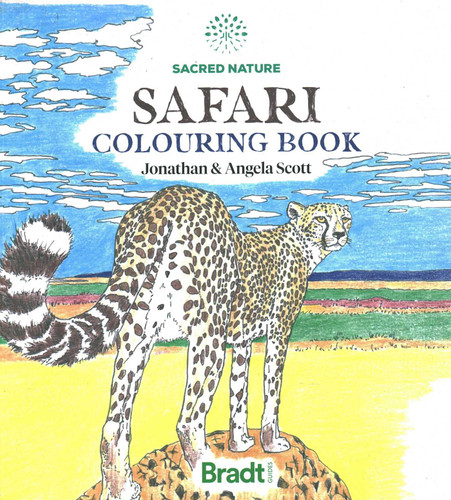 The Sacred Nature Safari Colouring Book book cover by Jonathan Scott, Angela Scott