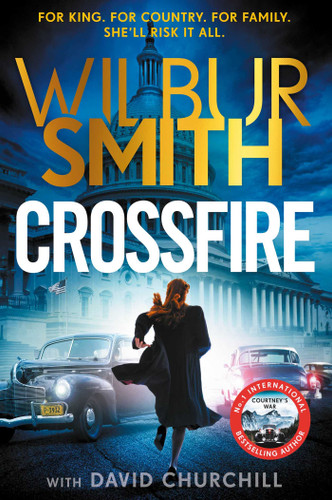 Crossfire (The Courtney Series) book cover by Wilbur Smith