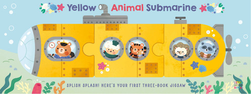 Yellow Animal Submarine (Animal Train) book cover by Little Genius Books