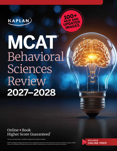 MCAT Behavioral Sciences Review 2027-2028: Online + Book (Kaplan Test Prep) book cover by Kaplan Test Prep