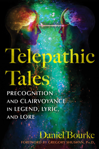 Telepathic Tales: Precognition and Clairvoyance in Legend, Lyric, and Lore book cover by Daniel Bourke