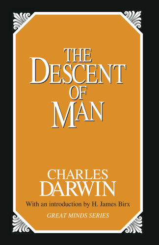 Descent of Man (Great Minds Series) book cover by Charles Darwin