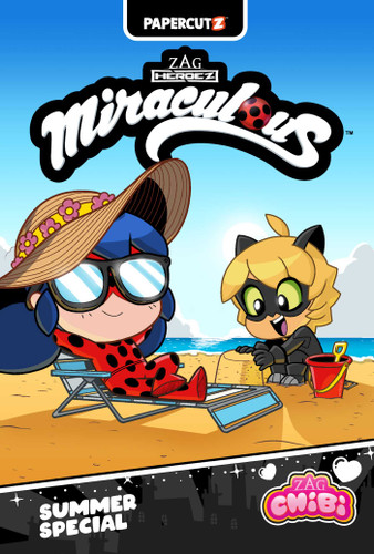 Miraculous Chibi Summer Special (Miraculous Ladybug Chibi) book cover by Carrie Harris, Amy Chase