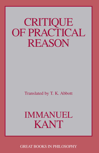 Critique of Practical Reason book cover by Immanuel Kant
