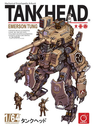 TANKHEAD - Mechanical Encyclopedia Artbook (Hardcover) book cover by Tim Popelier