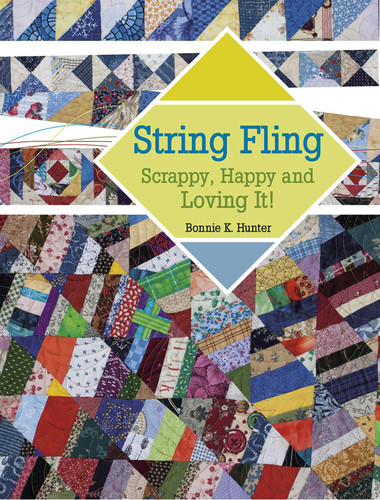 String Fling: Scrappy, Happy and Loving It! book cover by Bonnie K. Hunter