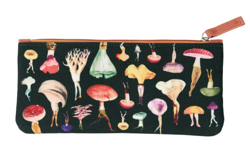 Art of Nature: Fungi Pencil Pouch: (Gifts for Mushroom Enthusiasts and Nature Lovers, Cute Stationery, Back to School Supplies) (Fantastic Fungi) book cover by Insights