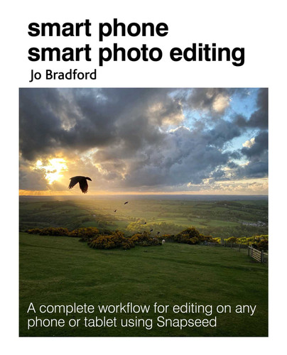 Smart Phone Smart Photo Editing: A complete workflow for editing on any phone or tablet using Snapseed book cover by Jo Bradford