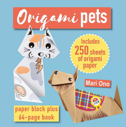 Origami Pets: Paper block plus 64-page book book cover by Mari Ono