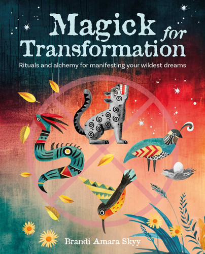 Magick for Transformation: Rituals and alchemy for manifesting your wildest dreams book cover by Brandi Amara Skyy