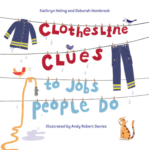 Clothesline Clues to Jobs People Do book cover by Kathryn Heling, Deborah Hembrook