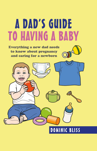 A Dad's Guide to Having a Baby: Everything a new dad needs to know about pregnancy and caring for a newborn book cover by Dominic Bliss