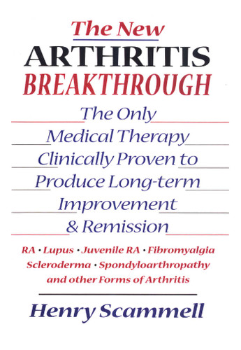 The New Arthritis Breakthrough book cover by Henry Scammell