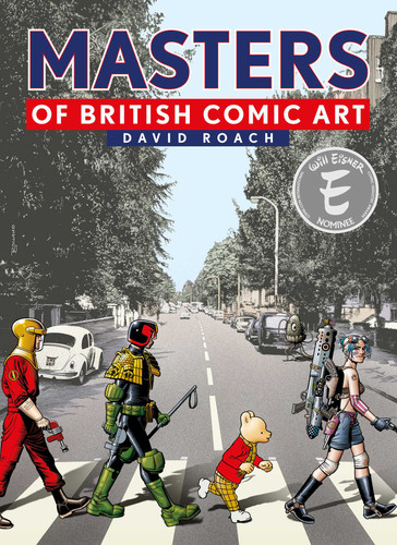 Masters of British Comic Art book cover by 