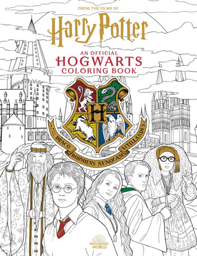 Harry Potter: An Official Hogwarts Coloring Book book cover by 