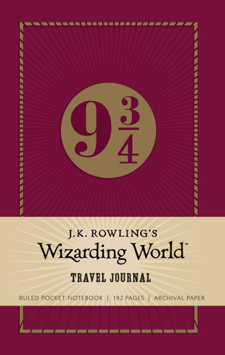 J.K. Rowling's Wizarding World: Travel Journal: Ruled Pocket Notebook (Harry Potter) book cover by Insight Editions