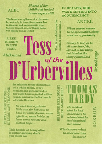 Tess of the D'Urbervilles (Word Cloud Classics) book cover by Thomas Hardy