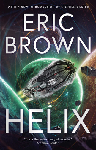 Helix book cover by Eric Brown