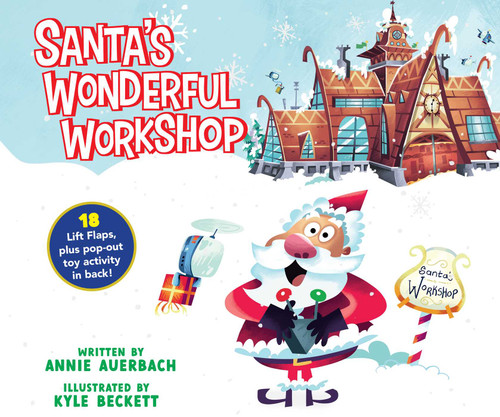 Santa's Wonderful Workshop book cover by Annie Auerbach