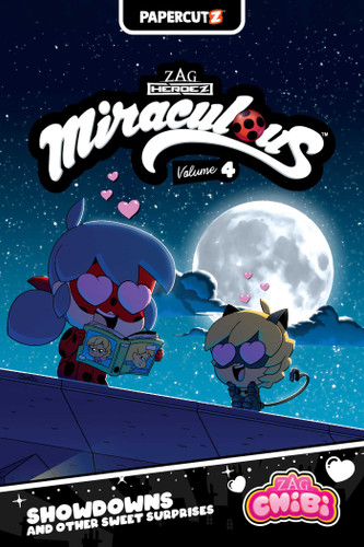 Miraculous Chibi Vol. 4: Showdowns and Other Sweet Surprises (Miraculous Ladybug Chibi) book cover by Carrie Harris