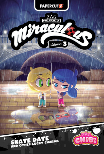 Miraculous Chibi Vol. 3: Skate Date And Other Lucky Charms (Miraculous Ladybug Chibi) book cover by Josh Trujillo
