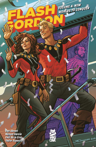 Flash Gordon Vol. 4: New Worlds to Conquer (Flash Gordon) book cover by Dan Abnett