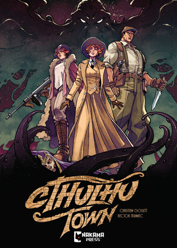 Cthulhutown book cover by Christian Gossett