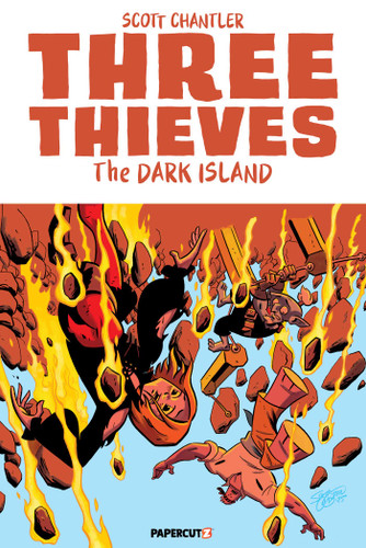Three Thieves Vol. 6: The Dark Island (Three Thieves) book cover by Scott Chantler