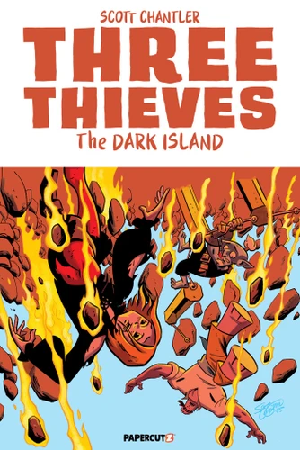 Three Thieves Vol. 6: The Dark Island (Three Thieves) book cover by Scott Chantler