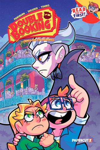 Double Booking Vol. 3: Fangs for the Memories (Double Booking) book cover by Chas! Pangburn, Kim Shearer