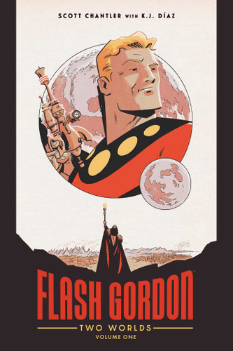 Flash Gordon: Two Worlds - Part 1 (Flash Gordon: Two Worlds) book cover by Scott Chantler