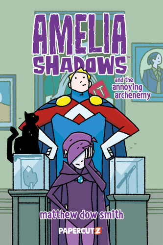 Amelia Shadows and the Annoying Archenemy (Amelia Shadows) book cover by Matthew Dow Smith