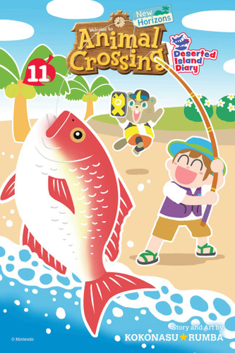 Animal Crossing: New Horizons, Vol. 11: Deserted Island Diary (Animal Crossing: New Horizons) book cover by Kokonasu Rumba