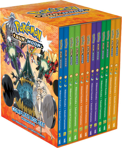 Pokémon: Sun & Moon Complete Manga Box Set (Pokémon: Sun & Moon Complete Box Set) book cover by Hidenori Kusaka