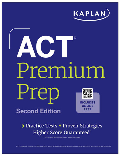 ACT Premium Prep: Second Edition (Kaplan Test Prep) book cover by Kaplan Test Prep