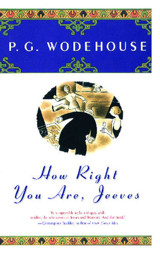 How Right You Are, Jeeves book cover by P.G. Wodehouse