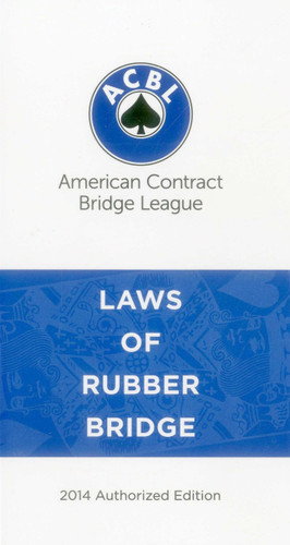 Laws of Rubber Bridge book cover by American Contract Bridge League